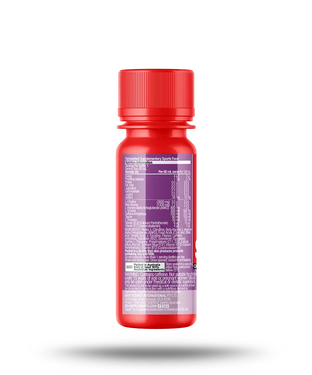 BSc Pre-Workout Shot Zappo - Image 4